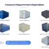 Container maritime 20 Pieds DRY PREMIER VOYAGE Double portes